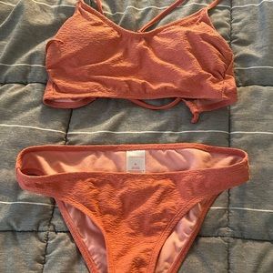 Orange bikini set - like new!